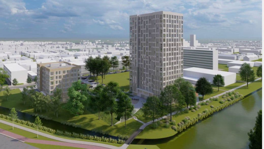 Amersfoort Zangvogelweg bovenaanzicht