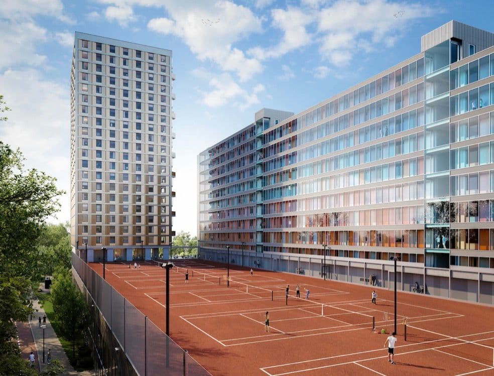 Amsterdam The Ace nieuwbouw complex